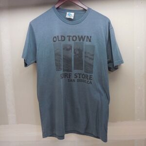Coastal Classics Old Town Surf Store San Diego Blue Graphic T-Shirt Mens Large